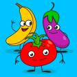 Learning games kids  Toddlers: Fruits Shape Free