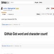 프로그램 아이콘: GitHub Gist Word Count