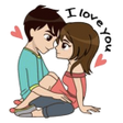 プログラムのアイコン：I Love Stickers - I Love …