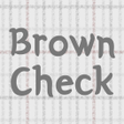 程序图标：Brown Check - 심플 카톡테마