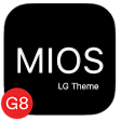 UX8 MIOS Black Theme LG G8 V50 V40 V30 20 G6 Pie