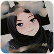 程序图标：hijab muslim cartoon wall…
