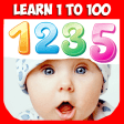 Numbers for kids 1 to 100. Lea