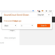 SoundCloud ScrollDown