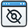 أيقونة البرنامج: Hide Web Page Overlay Lay…