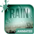 Rain Drops Animated Keyboard