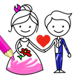 Bride And Groom Wedding Coloring Pages Game