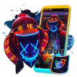 Icon of program: Neon Mask Man Launcher Th…