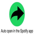 Icon of program: Auto open in the Spotify …