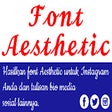 プログラムのアイコン：Font Aesthetic