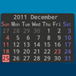 プログラムのアイコン：No Frills Calendar