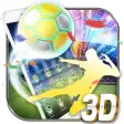 Shiny Gold Football 3D Theme