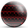 プログラムのアイコン：Keyboard Theme Neon 2 Red