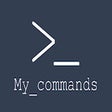 My commands