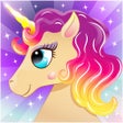 程序图标：Pony unicorn games for ki…