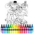 SuperHero Coloring Pages