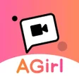 程序图标：AGirl - Video Chat  Call