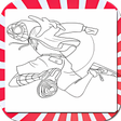 程序图标：Superhero Coloring Book