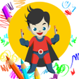 プログラムのアイコン:Super Heroes Coloring