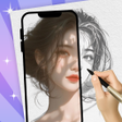 Programın simgesi: AR Drawing - Pencil Sketc…