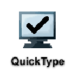 Symbol des Programms: QuickType