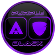 程序图标:Flat Black and Purple Ico…