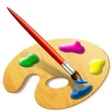 程序图标：لوحة الرسم للصغار والكبار