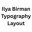 Symbol des Programms: Ilya Birman Typography La…