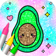 プログラムのアイコン：Coloring Kawaii: Offline …