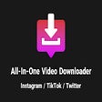 أيقونة البرنامج: All-In-One Video Download…