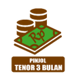 程序图标：Pinjol OJK Tenor 3 Bulan …