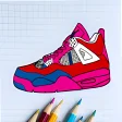 ColorPics: Sneakers Coloring Book