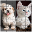 プログラムのアイコン：Puppy kitten jigsaw puzzl…