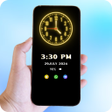 Clock widget-LED stylish clock