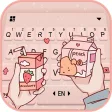 Pink Berry Cheers Keyboard Bac