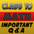 10th class math important Q&A (Chapter-wise)