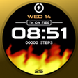 プログラムのアイコン：Animated Fire Watch Face