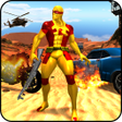 プログラムのアイコン：Superhero shooting battle…