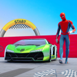Icon of program: Superhero Car Stunt Racin…