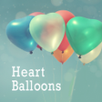 أيقونة البرنامج: Heart Balloons +HOME Them…