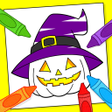 Ikon program: Halloween Coloring Games