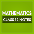 プログラムのアイコン：Class 12 Mathematics Note…