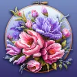 Color by Letter - Sewing game Cross stitch