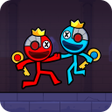 أيقونة البرنامج: Red Blue Stick: Rainbow M…