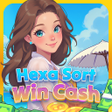 أيقونة البرنامج: Hexa Sort : Win Cash