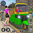 TukTuk Auto Rickshaw Taxi Game icon