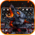 Flaming Wolf Keyboard Theme