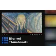 Blurred thumbnails