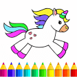 Coloring Horse Pony Beautiful