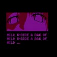 Icoon van programma: Milk inside a bag of milk…